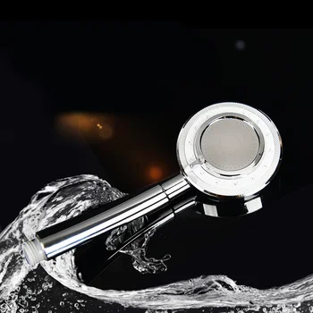 

Three-speed Adjustable Supercharger Shower Head ABS Plastic Hand-held Shower Head Household Bathroom Water-saving Shower Head