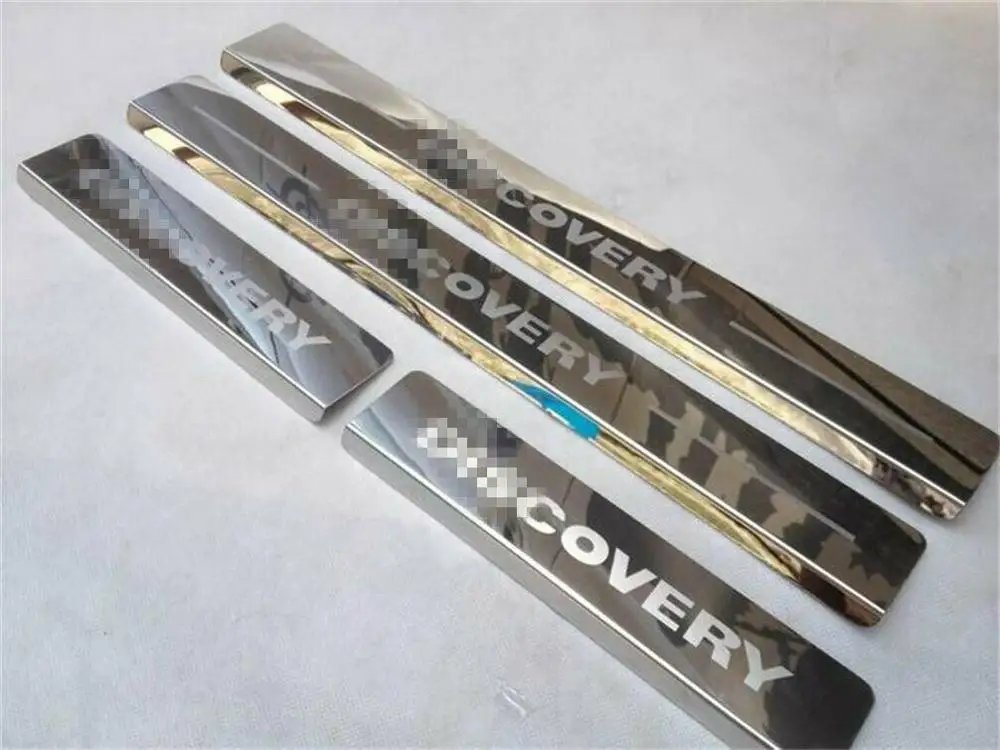 Подходит для Land Rover Дискавери 3 4 из нержавеющей стали двери порога Scuff предохранительные щитки шаг