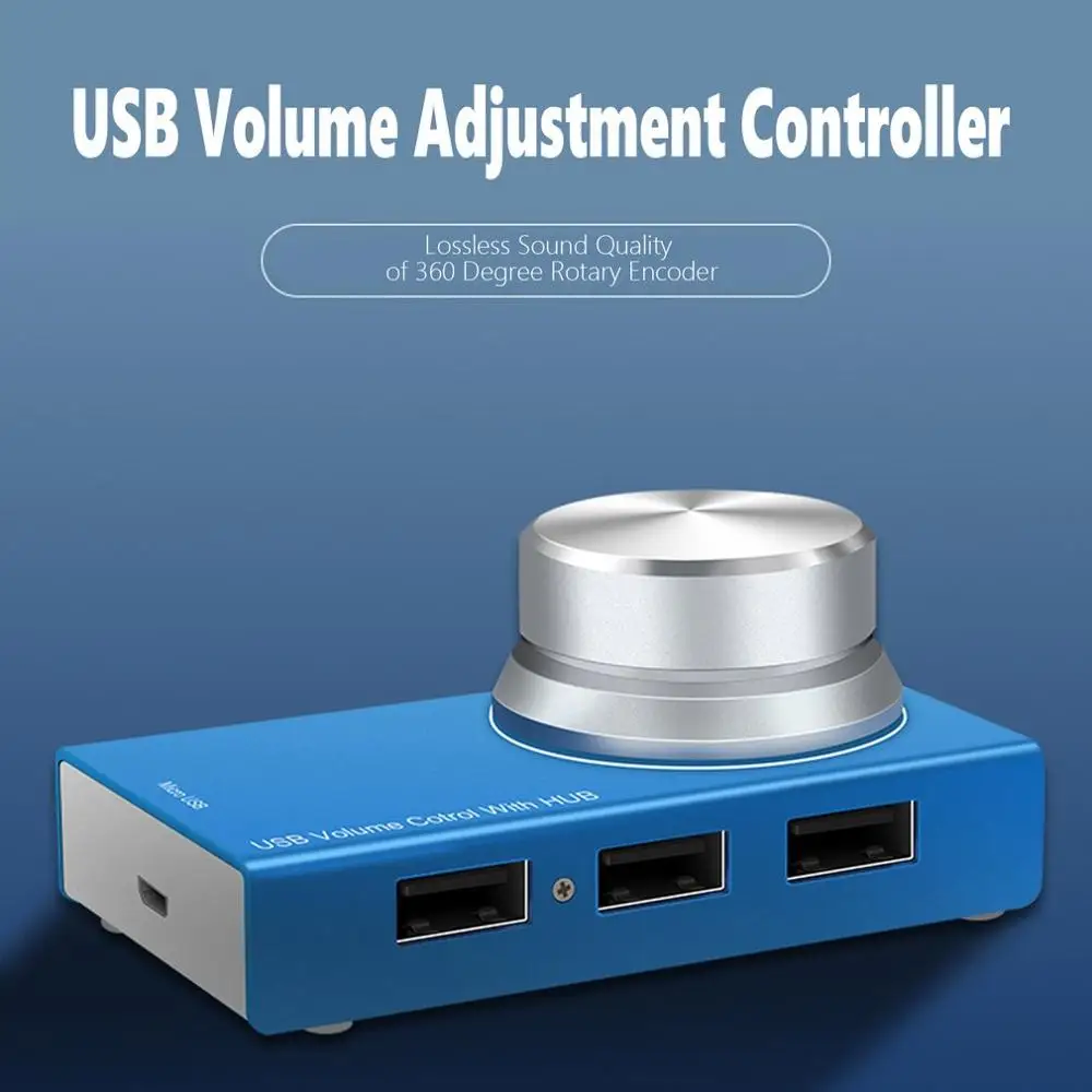  Usb Controller Usb Volume /Audio Adjuster Pc Speakers Switch Control Module For Computer/Laptop Pc 