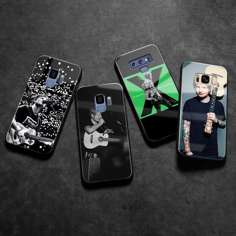 Ed sheeran модный гладкий Мягкий стеклянный чехол для телефона coqueFor Samsung Galaxy Note10 S8 S9 S10