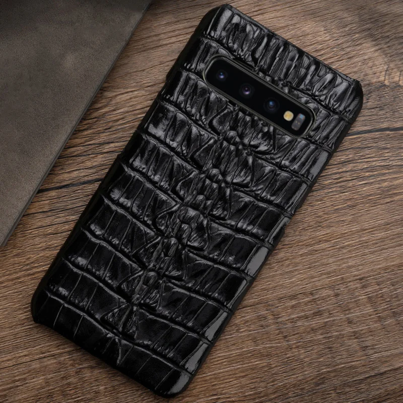 Чехол для телефона для samsung Galaxy A50 A70 S7 S8 S9 S10 Plus, Note 8, 9, 10, крокодил хвост текстура чехол для A30 A40 A5 A7 A8