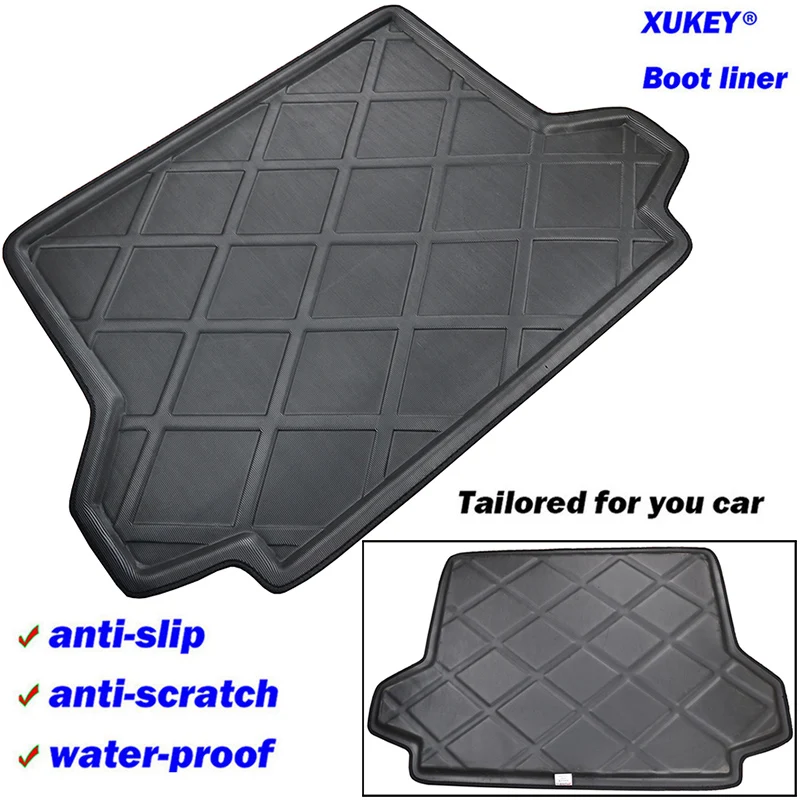 For X3 F25 2011 2012 2013 2014 2015 2016 2017 Tailored Boot Liner Cargo Tray Rear Trunk Liner Floor Mat Sheet Carpet Luggage Tray Waterproof
