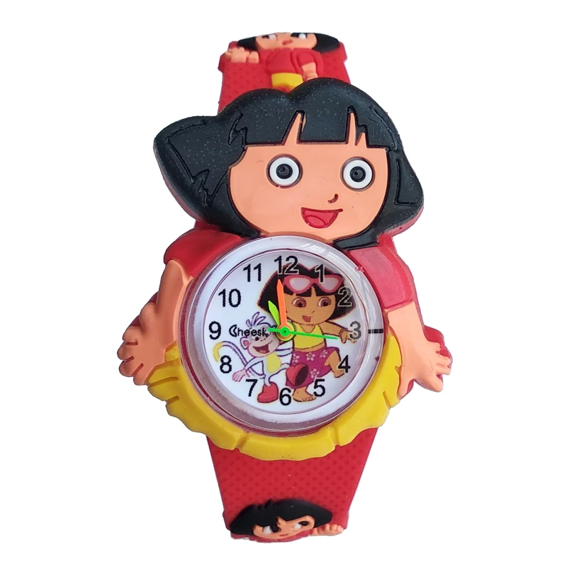 Модные детские часы с милым рисунком Доры, Детские кварцевые наручные часы, спортивные часы для девочек, детские часы, подарок Relogio Masculino