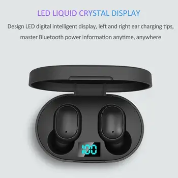 

E6S TWS Wireless Bluetooth Earphone Gaming Headset Headphones for Airdots Mini Earbuds with LED Display for Huawei for Xiaomi