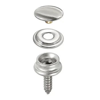 

75pcs Boat Cover / Canopy Snap Fastener Stainless Canvas To Screw Kit & Tools