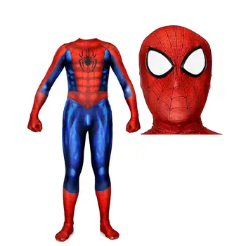

Spider-Man Homecoming Costume Spiderman Peter Parker Cosplay Jumpsuit Zentai Bodysuit Halloween Superhero Halloween Outfit Kids