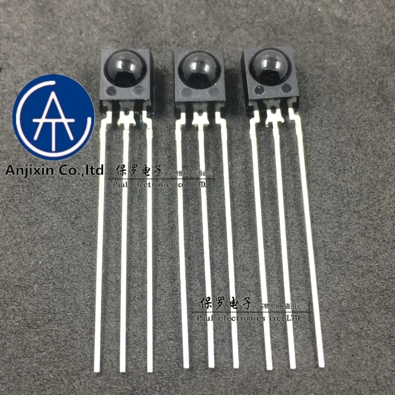 

10 шт. 100% оригинальный и новый инфракрасный приемник головки TSOP1838 DIP-3 фотоэлектрический датчик слот фотоэлектрический выключатель в наличии