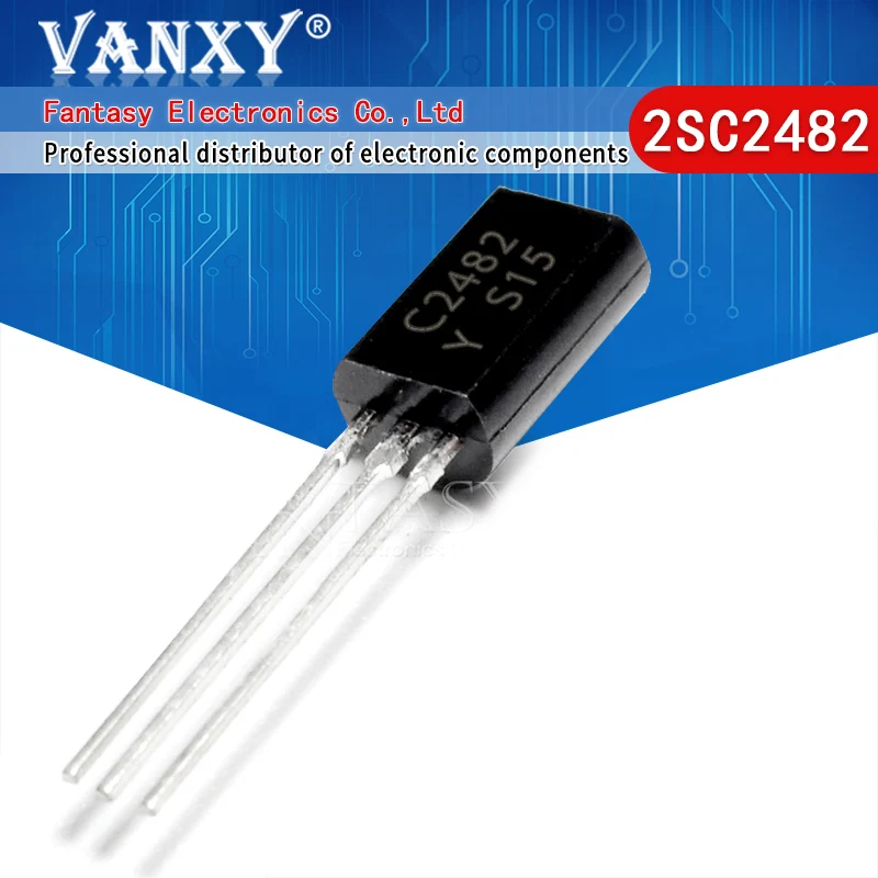 50 шт. 2SC2482 TO 92L C2482 300V 0.1A транзистор NPN новый и оригинальный|npn transistor|npn 1a |