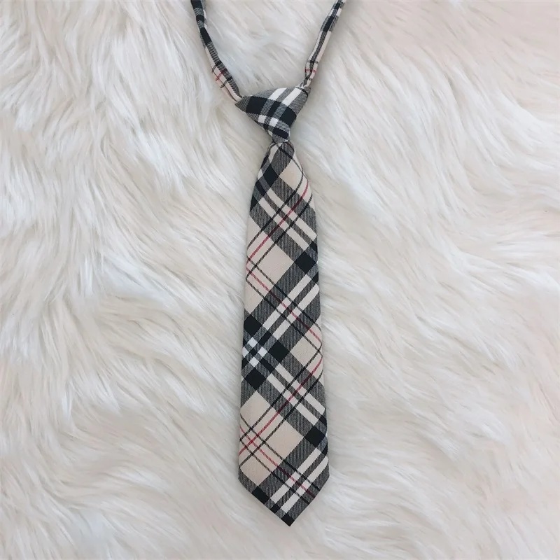 Apricot Black Tie Японская форма Jk галстук-бабочка Милая школьная форма аксессуары подростковые резинки для девочек студенческий клетчатый галстук-бабочка широкий галстук регулируемый - Цвет: Apricot Black Tie