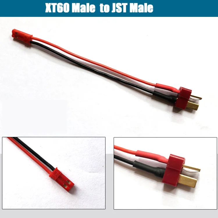 Kit Câbles Servo INJORA – Connecteurs Mâle/femelle, 22AWG, 3 Mètres – Compatible Futaba, JR, JST – 20 Jeux