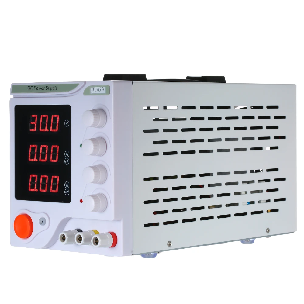 

Adjustable Power Supply 0-30V 0-5A Voltage Regulator Voltage Stabilizer High Precision Single Output DC Lab Power Supply