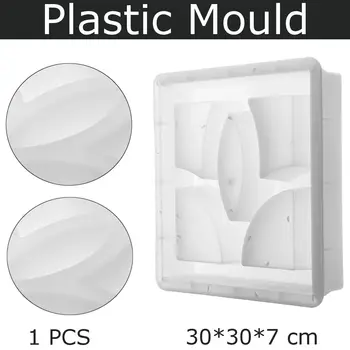 

Cement Antique Brick Mold Square Garden wall Making Brick Mould 3D Carving Anti-Slip Concrete Plastic Paving Molds 30x30x7cm