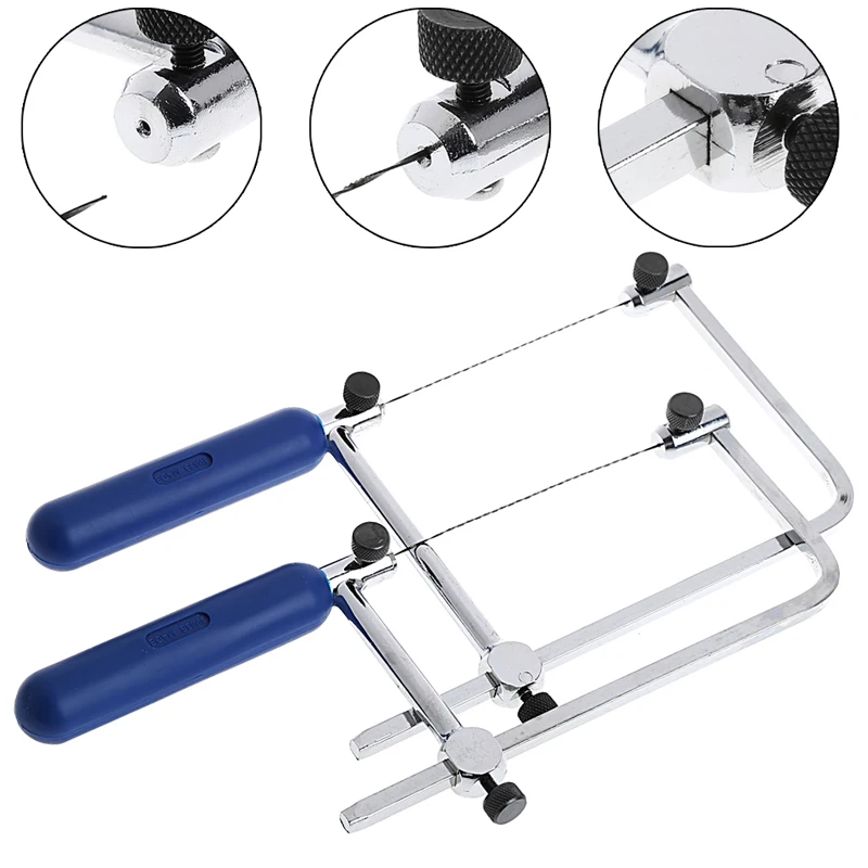 1Set Adjustable ABS 400/500 Saw Frame Bow For Woodworking Jewelry Hand Tool DIY