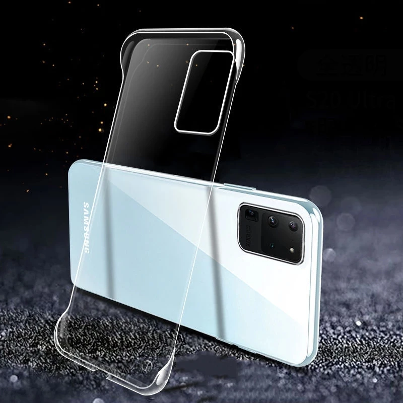 galaxy s22 ultra case Transparent PC Hard Phone Case For Samsung Galaxy S22 S20/S21FE S10 S20 S21 S9 Plus Note20 10 Plus  Borderless Thin Cover galaxy s22 ultra case