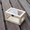 Handmade Wooden Glass Storage Box, Cosmetics/Jewlery Display Box, Creative Household Table Organizer 2
