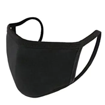 

Unisex Black Mouth Mask Washable Cotton Anti Dust Protective Reusable 3 Layers Face masks