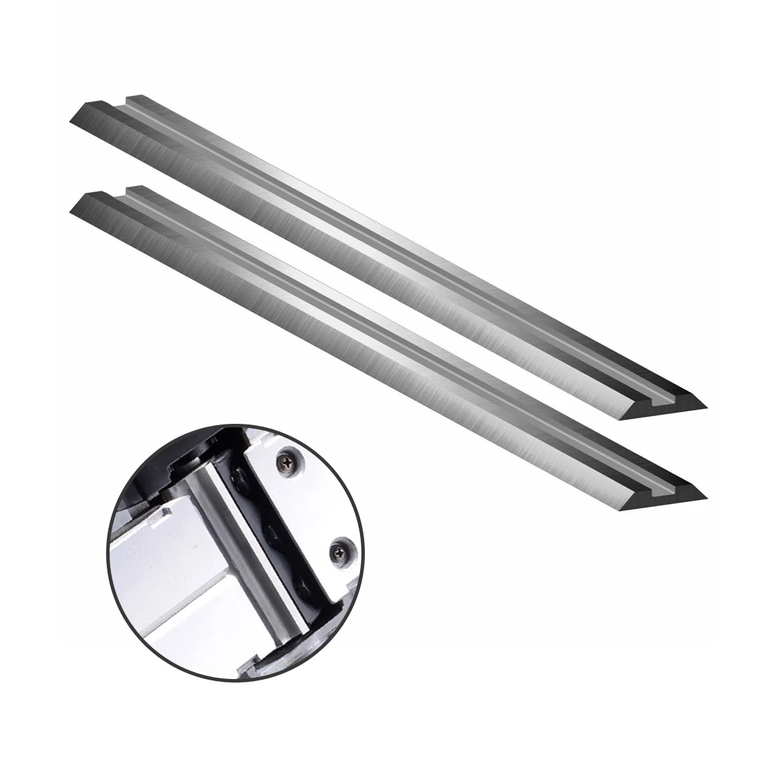 Cuchilla cepilladora eléctrica de acero de alta velocidad, cuchillo de madera Reversible para carpintería, piezas de maquinaria, carburo portátil