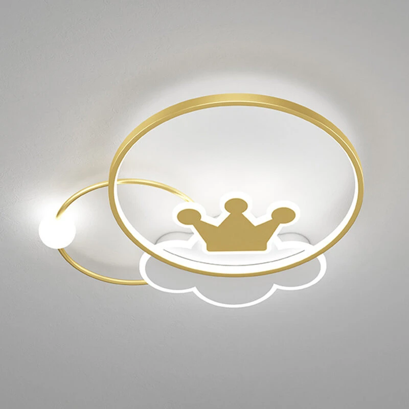 Plafonnier Led Avec Couronne En Forme De Nuage Economie D Energie Luminaire Decoratif De Plafond Ideal Pour Une Chambre A Coucher Un Bureau Ou Une Chambre De Bebe Aliexpress