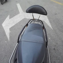 Мотоцикл задняя спинка-сиденье Сисси кожа водителя спинка Pad-черный