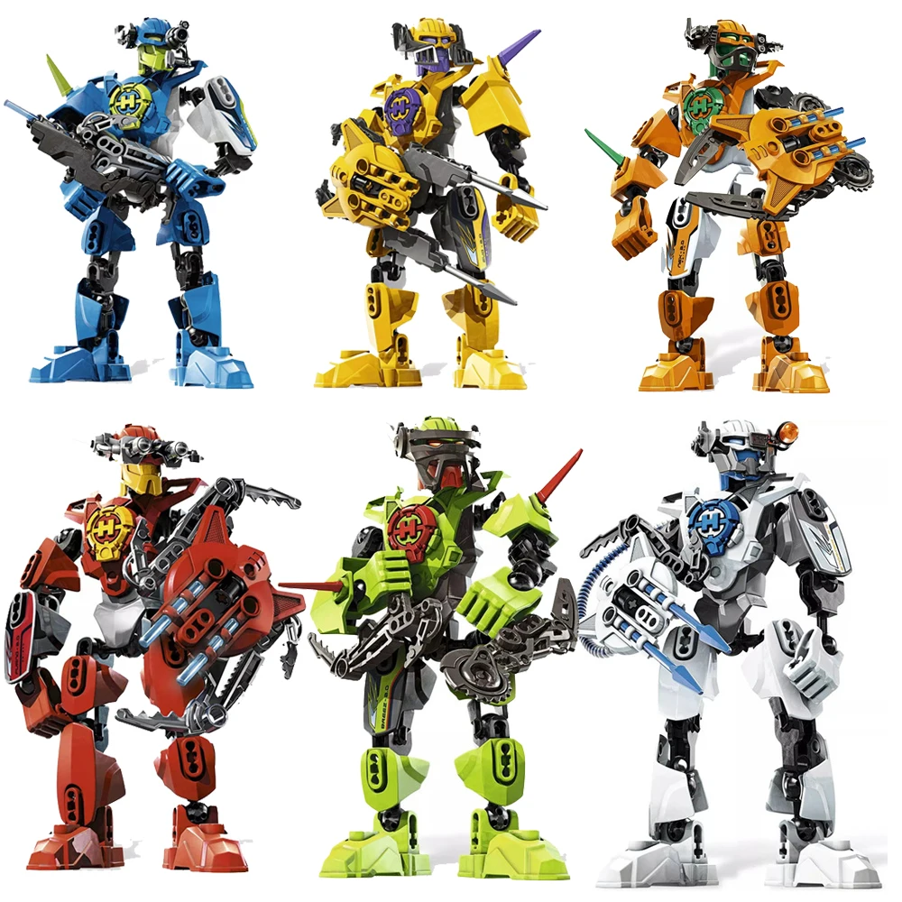 

2019 Star Warrior Hero Factory Bionicle Stormer Frost Beast Robot Figures Building Blocks Bricks City Enlighten Kids Toys