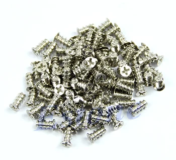

New Silver Computer PC Case Cooling Fan Heat Dissipation Screws Fixer 100pcs R9UB