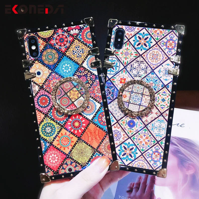 

EKONEDA Finger Ring Case For Huawei P20 P30 Lite P40 Pro Honor 10 Mate 20 30 Pro Nova 3i 4 5 5i 6 se Phone Holder Case