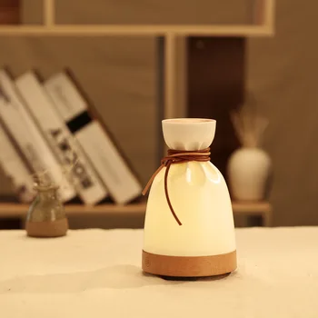 

Goods Small Cloth Bag Aromatherapy Machine Humidifier Portable Solid Wood Mini- Ultrasonic Bedroom Fragrance Lamp Essential Oil