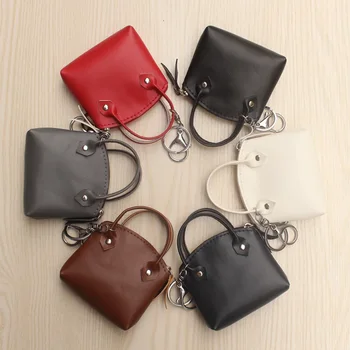 

Cute Women Mini Purse with Keychain Femme Bag Coins Purse Bag Lady Fashion Zipper Bag Femme Small Purse with Keyring Coins Purse