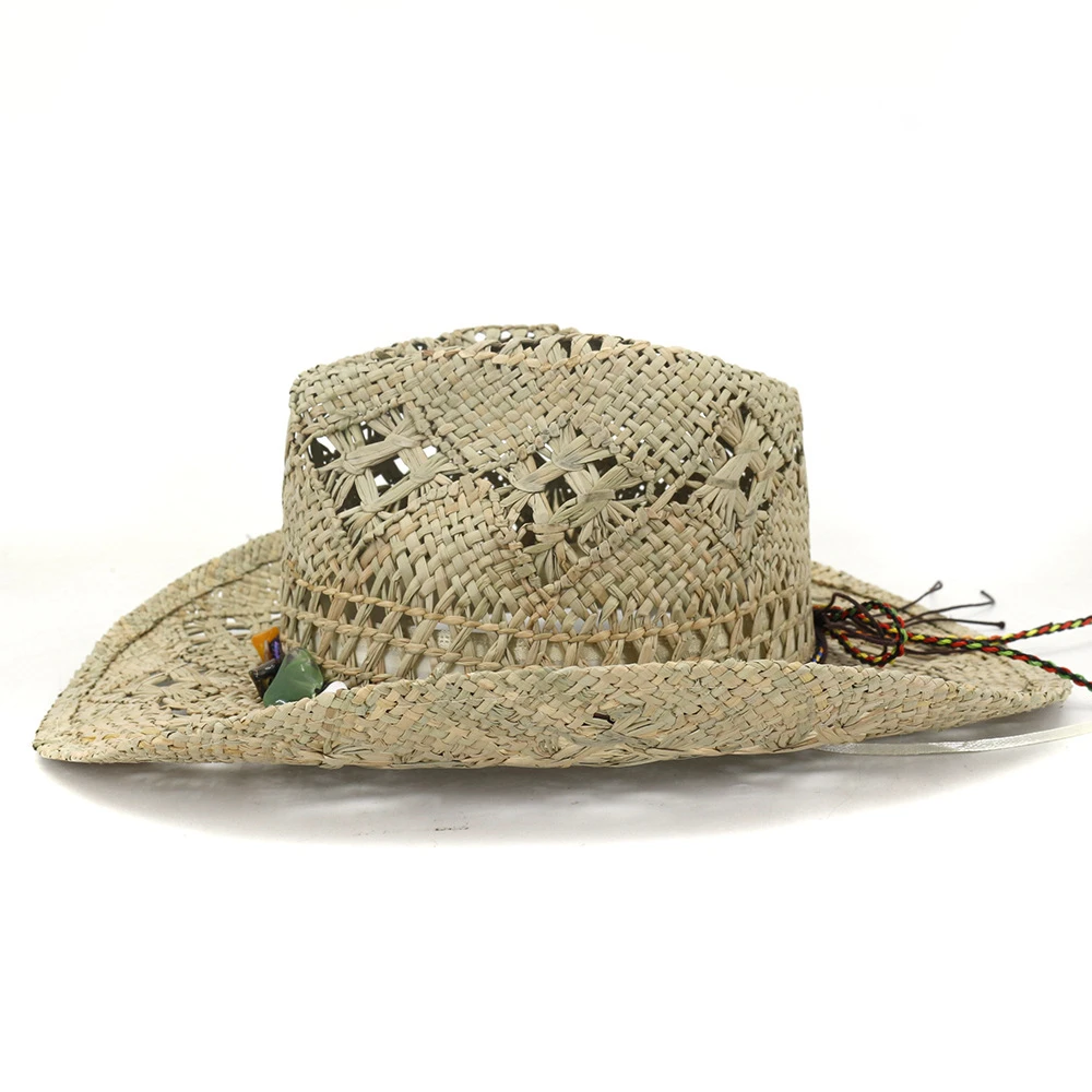 Casual Cowboy Hat Summer Straw Womens 