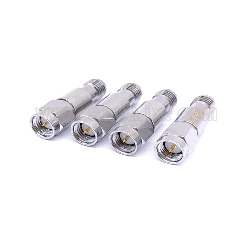 Разъем JX RF SMA аттенюатор 2 Вт DC 6GHz коаксиальные фиксированные аттенюаторы 1dBi 30dBi