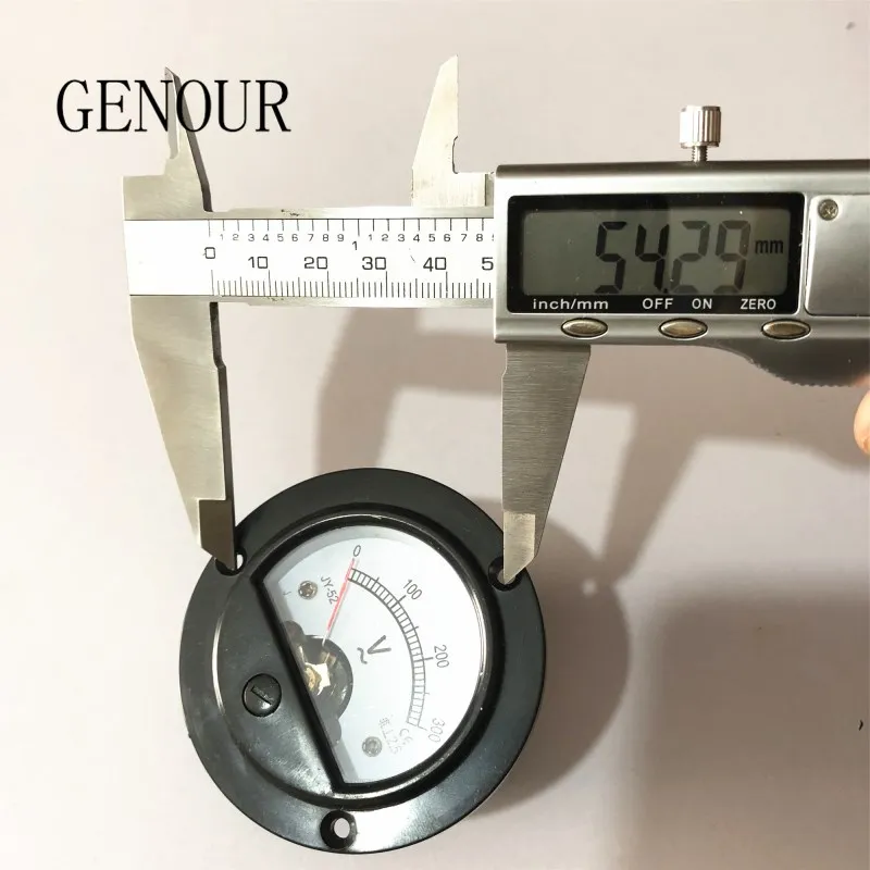 Description Picture 4 of itemRound panel meters for EC2500 and EC3500 gasoline generator parts  voltmeter voltage meter circle shape 0-300V
