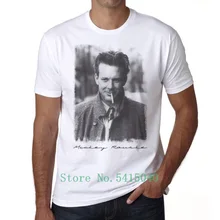 Mickey Rourke T Hemd, Herren T, Weiß, Baumwolle, runde Ausschnitt 2019 Heißer Verkauf Neue Mode herren T Shirt Marke Kleidung(China)