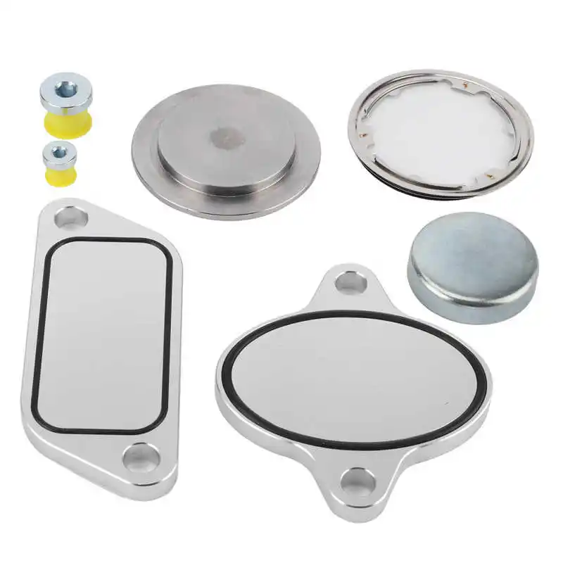 Egr delete plug with gaskets kit set egr cooler eliminate fit for