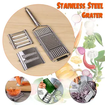

3 in 1 Multifunctional Vegetable Slicer Stainless Steel Fruit Potato Peeler Grater Shredders Food Chopper Cutter Kitchen Tools