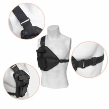 Открытый Мульти-карманы Walkie-talkie вызов машина треугольная тактическая нагрудная сумка жилет аксессуары для кемпинга нагрудная сумка на молнии