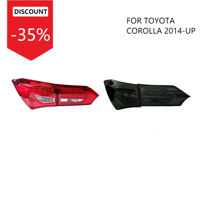 2 PCS FOR TOYOTA COROLLA 2014 UP One Pair Of Left&Right Side LED TAIL