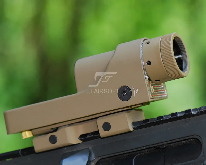 Airsoft Reflex Dot Preto - Tan Rx06: Triângulo Reticle Frete Grátis Epacket Hongkong Post Air Mail jj 1x24 Red 22 Tan) RX06: triângulo Reticle Reflex FRETE GRÁTIS