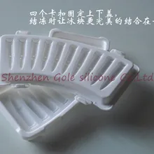 300 шт/lou форма пуля Пластиковая форма инструменты для приготовления пищи формочки для печенья формы для льда Силиконовые Формы для кексов коробка для кексов стенд инструменты