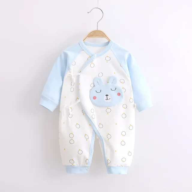 Baby One-Piece Suit Newborn Clothes Baby Autumn Cotton Long-Sleeved Baby Girl Boneless Rompers toddler girl Spring clothes 09