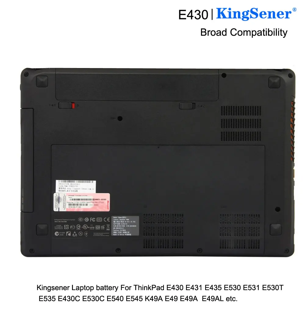 Аккумулятор KingSener L11S6Y01 для ноутбука Lenovo ThinkPad E430 E431 E535 K49A E49 E49A E49AL Y480 B480 B490 Y580 L11S6F01
