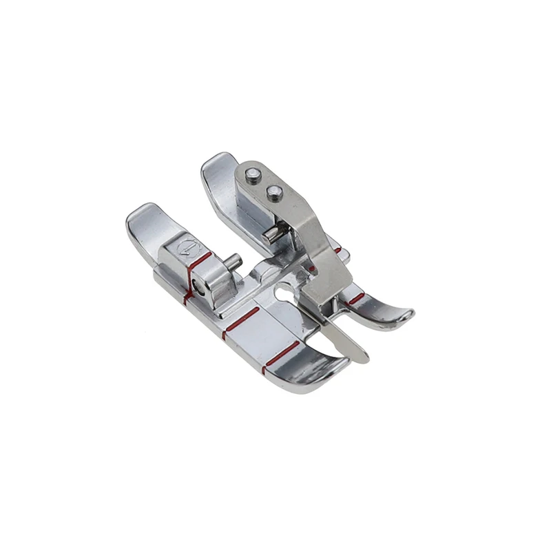 

1Pcs 1/4 Locking Cloth Edge PFAFF Sewing Foot with Baffle Creative Metal Dedicated Household Sewing Machine Foot Sewing Parts