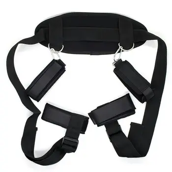 Womens Sexy Lingerie BDSM Bondage  Handcuffs Leg Open Restraints Neck  Ankle Cuff Straps Erotic Costume  Products 2