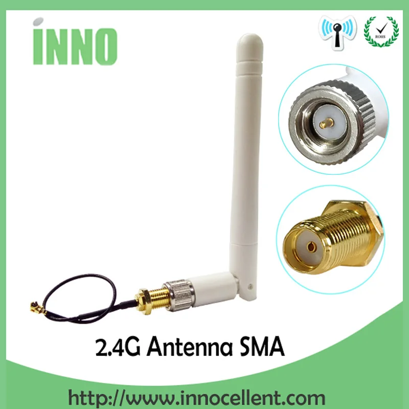 EOTH 1 Антенна 2 4g шт. 3 дБи sma мужской wlan Wi-Fi 4 ГГц антенна IPX ipex SMA гнездовой