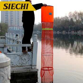

2020 SIECHI Portable Fishing Net Round Fish Shrimp Mesh Cage Fishing