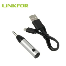 LiNKFOR Bluetooth 4 1 Receiver Bullet Aux Receiver Mini Bluetooth Receiver Wireless Adapter For Car Audio Headphones