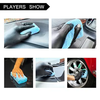 

Durable 10pcs Waxing Polishing Sponge Block Terry Cloth Square Car Wash Cleaning Fiber Towel For Wax Sealant Glaze Dressing