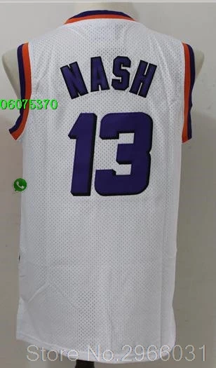 for men А+++ Феникс Мужская футболка#1 DEWIN Booker 13 Steve Nash 20 Josh Jackson 22 DeAndre Ayton 34 Charles Barkley - Цвет: for men