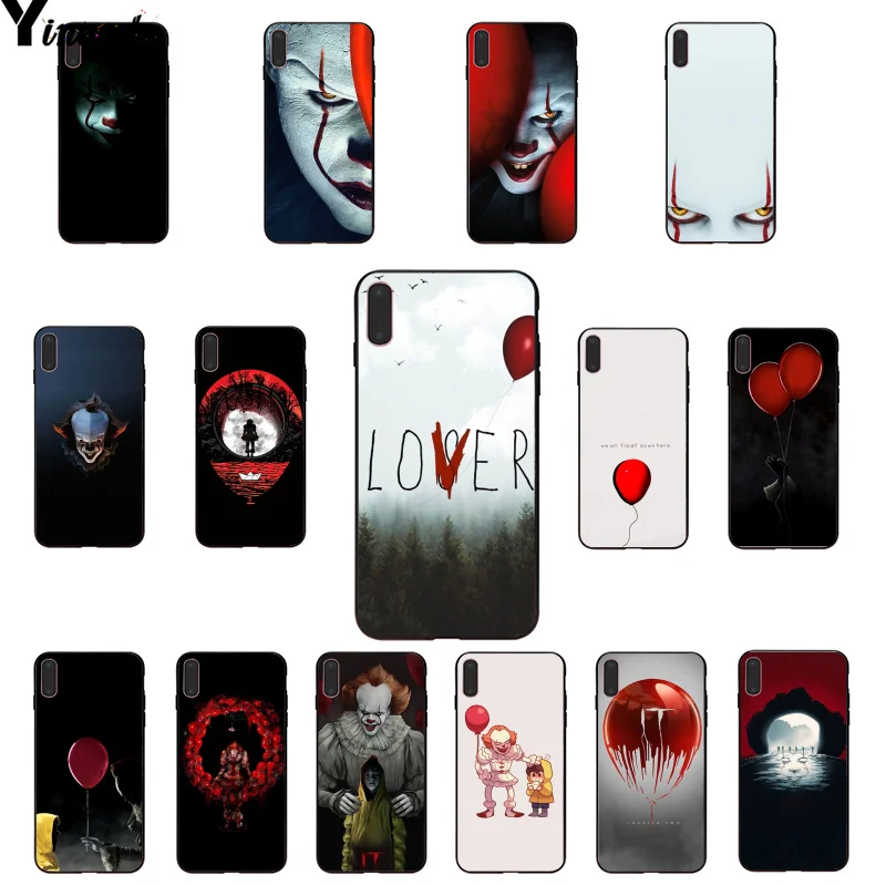 Yinuoda Stephen King s It pennywise черный мягкий резиновый чехол для телефона из ТПУ iPhone 8 7 6 6S Plus