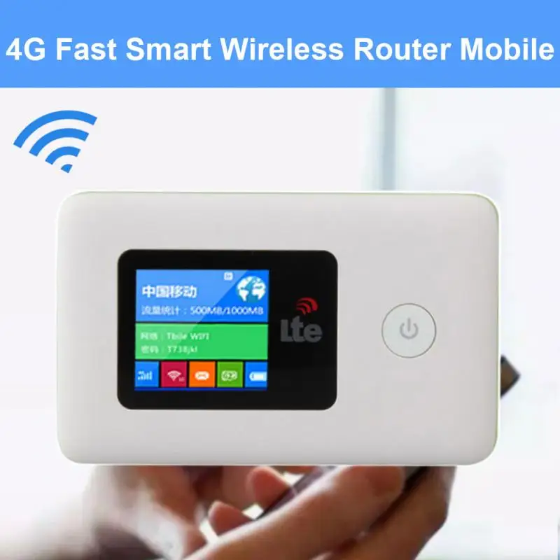 

Wifi Wireless Router 4G (B1 3 7 20) 150M Mini Wifi Mobile Hotspot Car Wifi Multi-function Anti-virus with SIM Card Slot