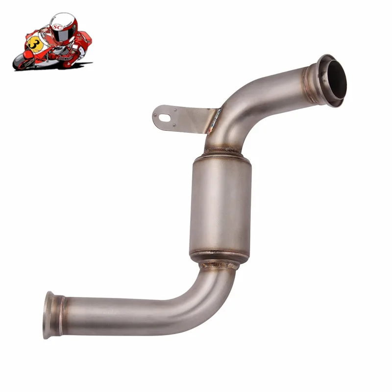 

Connection tube for RC390 KTM200 250 390 DUKE 250 390 2017 2018 2019 with back pressure